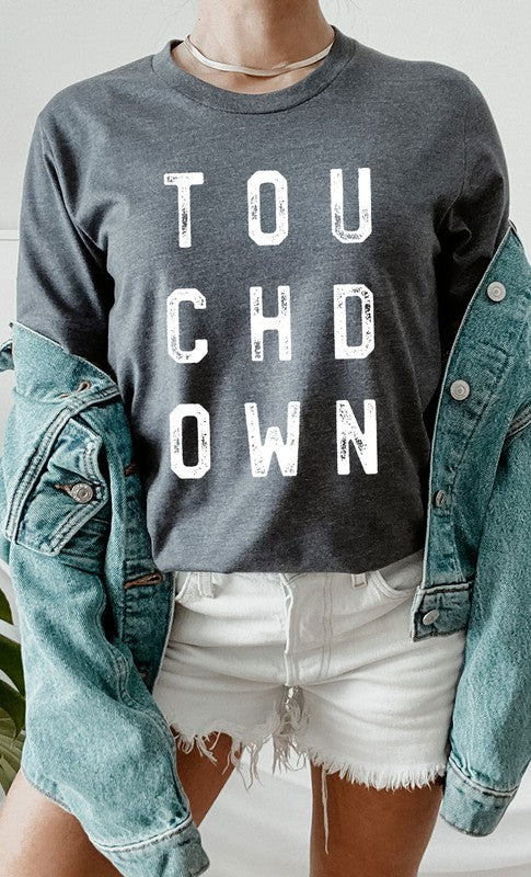 Retro Touchdown Graphic Tee T-Shirt