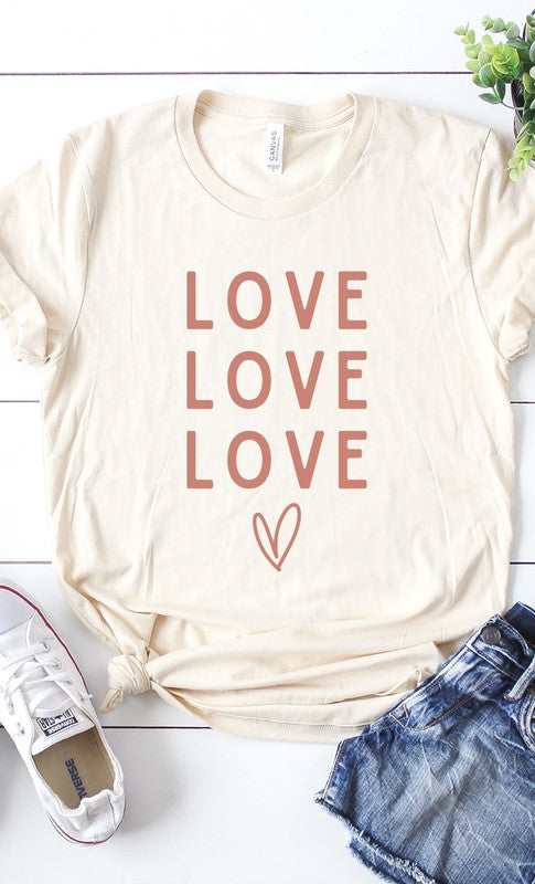 Love Repeat Graphic Tee T-Shirt PLUS