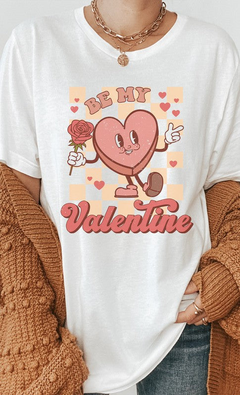 Candy Box Be My Valentine PLUS SIZE Graphic Tee