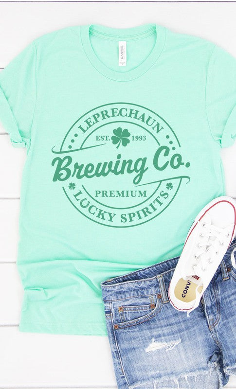 Leprechaun Brewing Co Graphic Tee T-Shirt