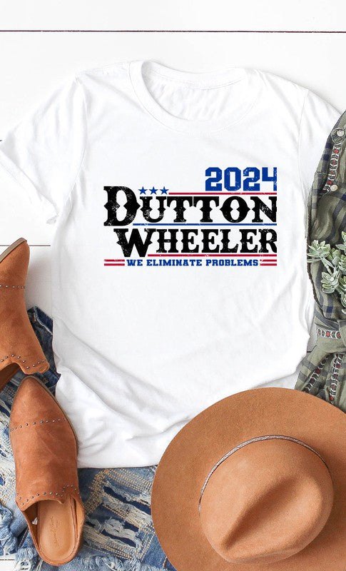 Dutton Wheeler For President Graphic Tee T-Shirt