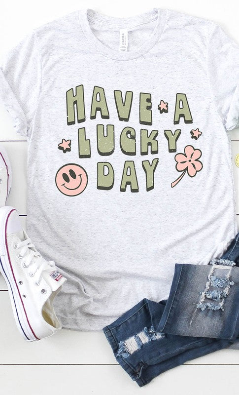 Retro Have a Lucky Day Graphic Tee PLUS