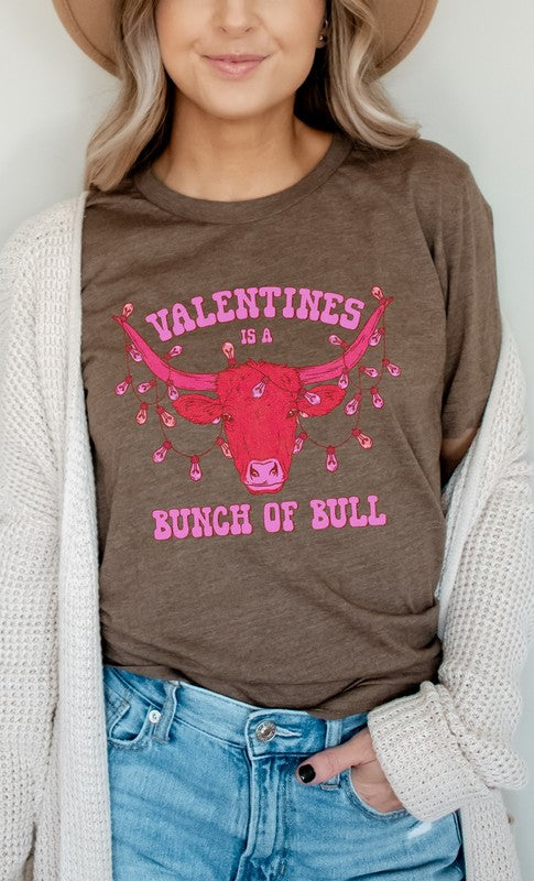 Valentines Is A Bunch Of Bull PLUS Graphic Tee T-Shirt