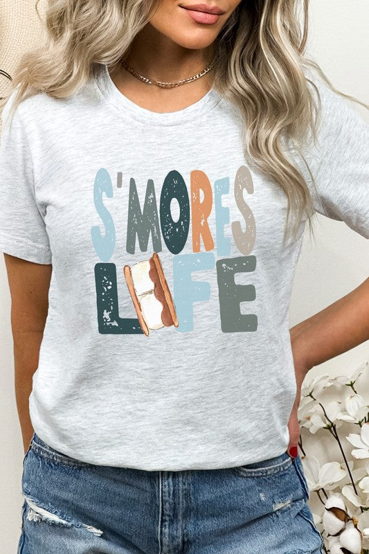 Smores Life Campire Dessert Graphic Tee