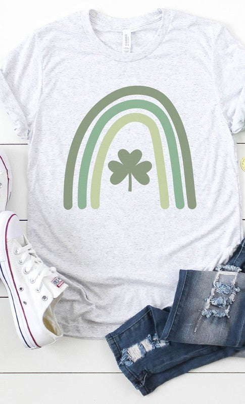 St Pattys Rainbow Graphic Tee PLUS