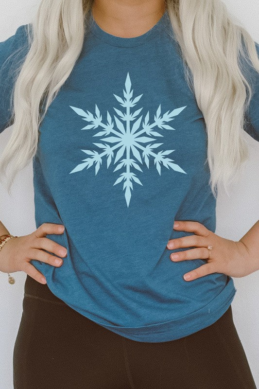 Snowflake Winter Season Freezing Cold Graphic Tee T-Shirt