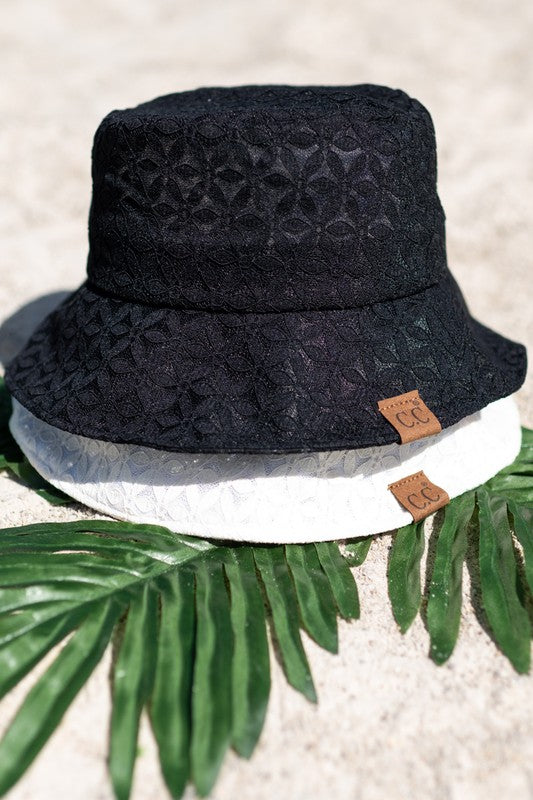 CC Eyelet Knit Bucket Hat