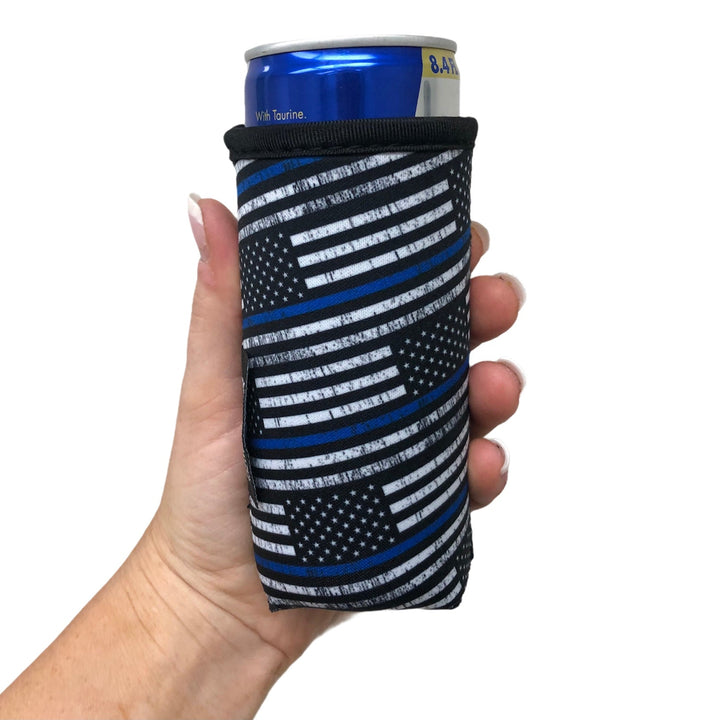 Back The Blue 8-10oz Slim Can Handler™