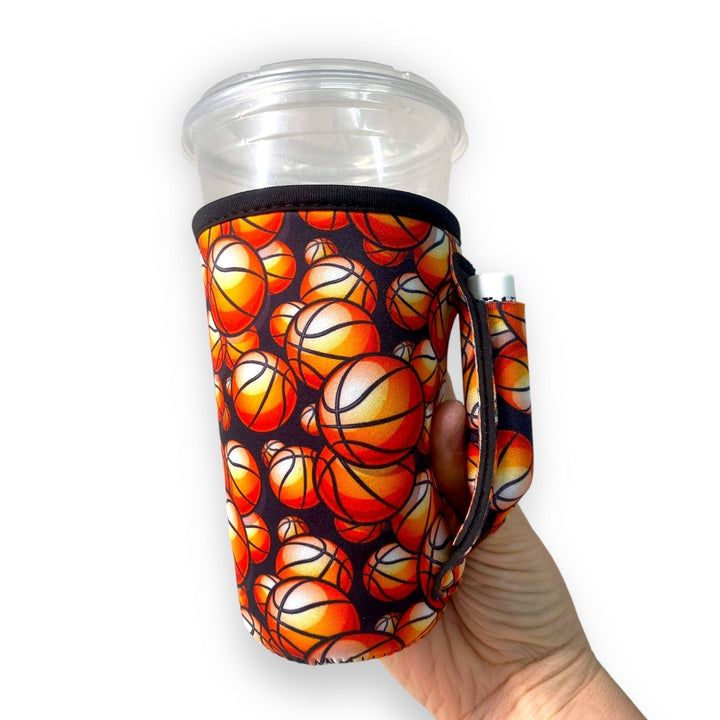 Basketball 16oz PINT Glass / Medium Fountain Drinks and Hot Coffee Handlers™