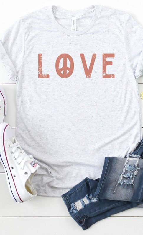 Peace Love Graphic Tee T-Shirt