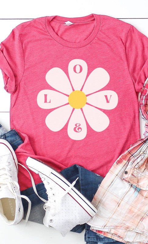 Love Daisy Graphic Tee T-Shirt