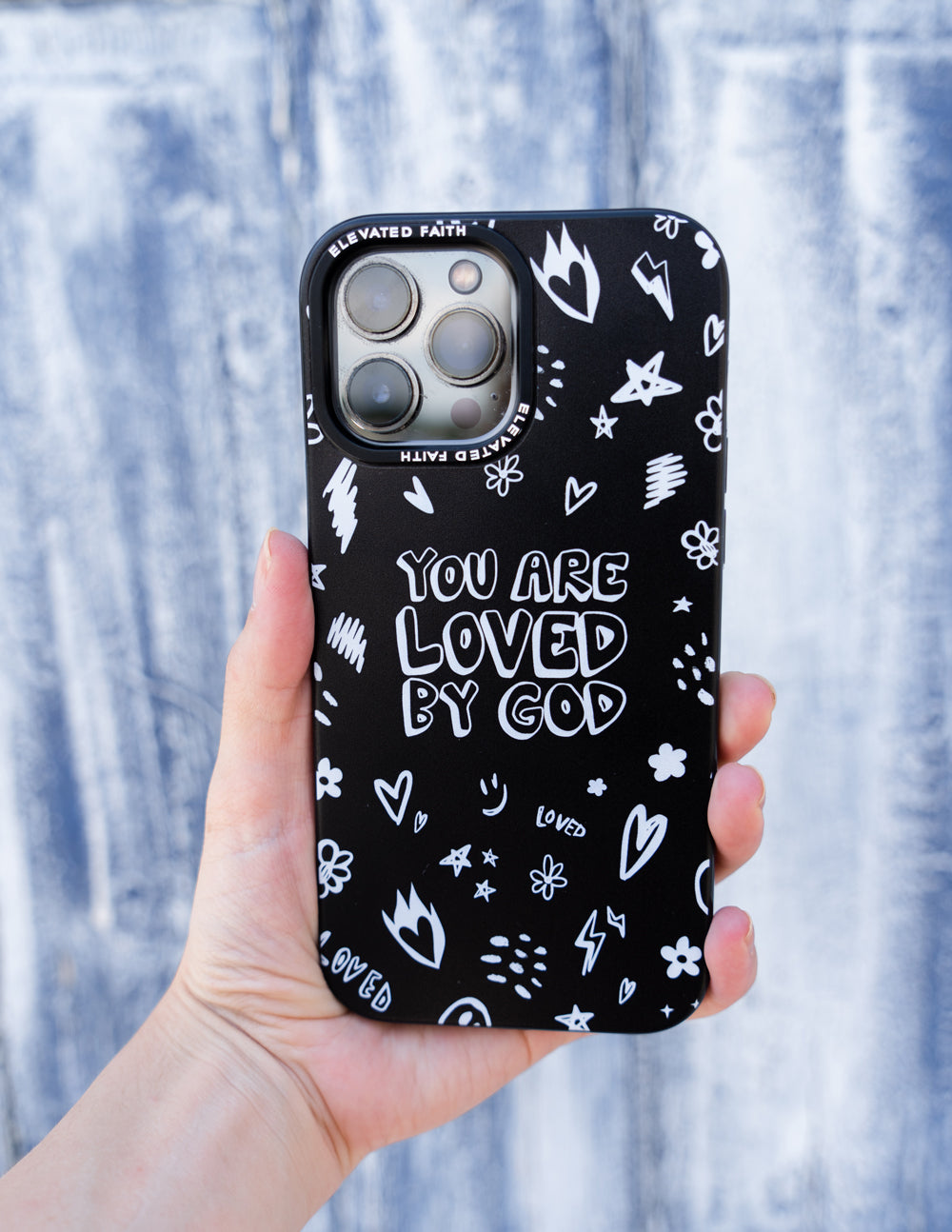 Black You Are Loved By God Phone Case