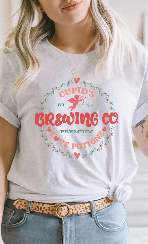 Rose Vine Cupids Brewing Co PLUS SIZE Graphic Tee