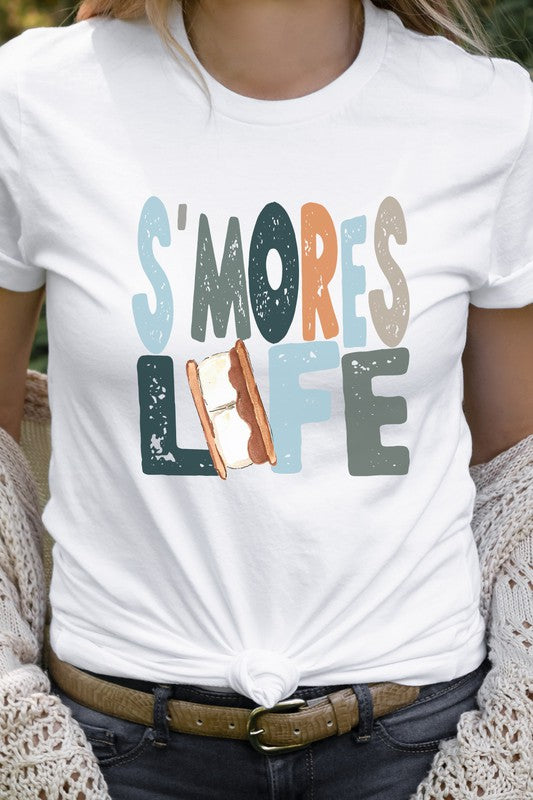 Smores Life Campire Dessert Graphic Tee