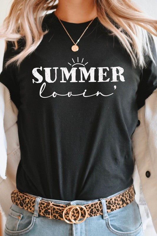 Summer Lovin Sunrise Vacation Graphic Tee