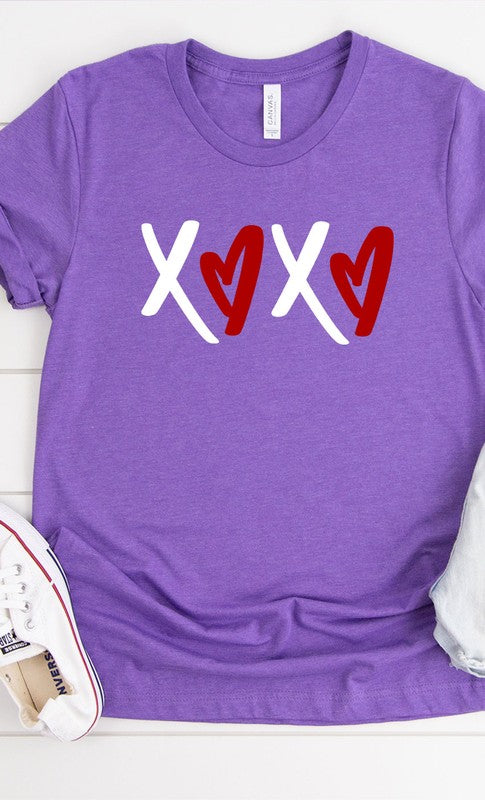 XOXO Heart Graphic Tee T-Shirt PLUS