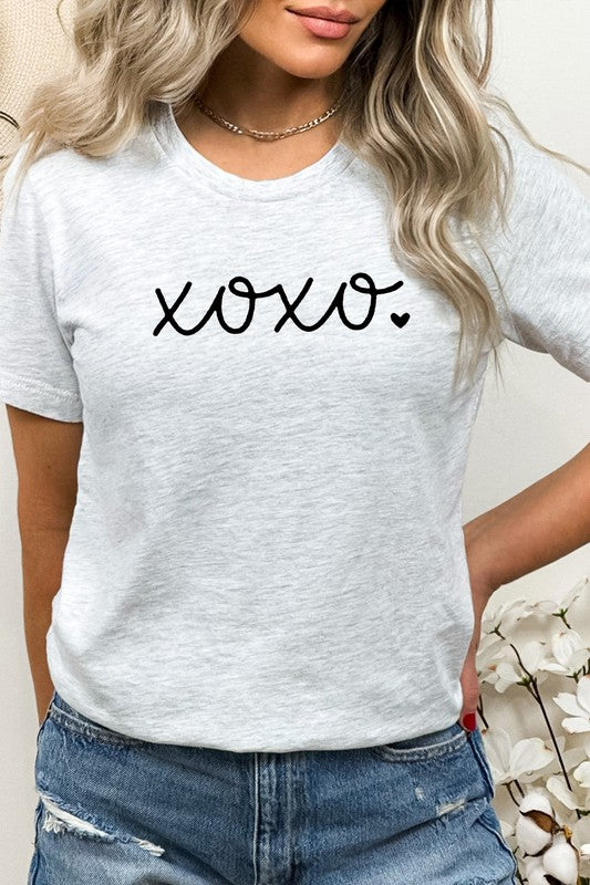 XOXO Heart Lover Romantic Valentines Day Tee