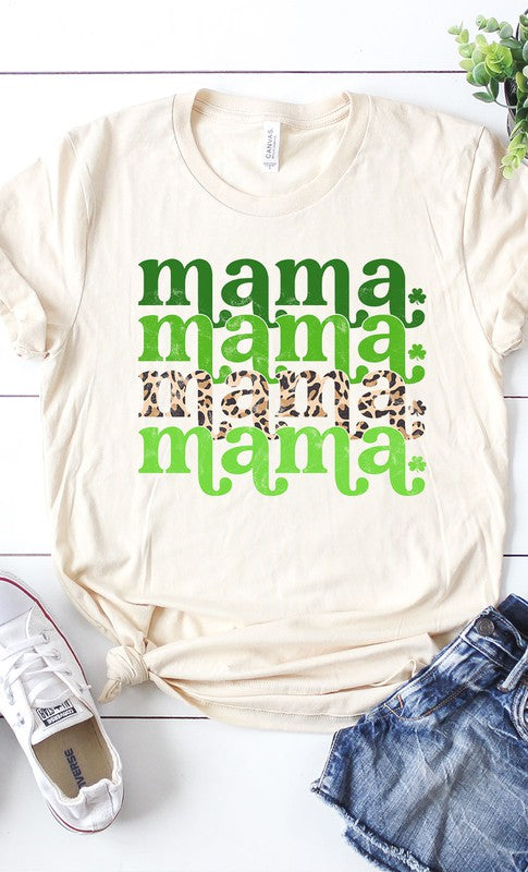 Leopard Lucky Mama Graphic Tee PLUS