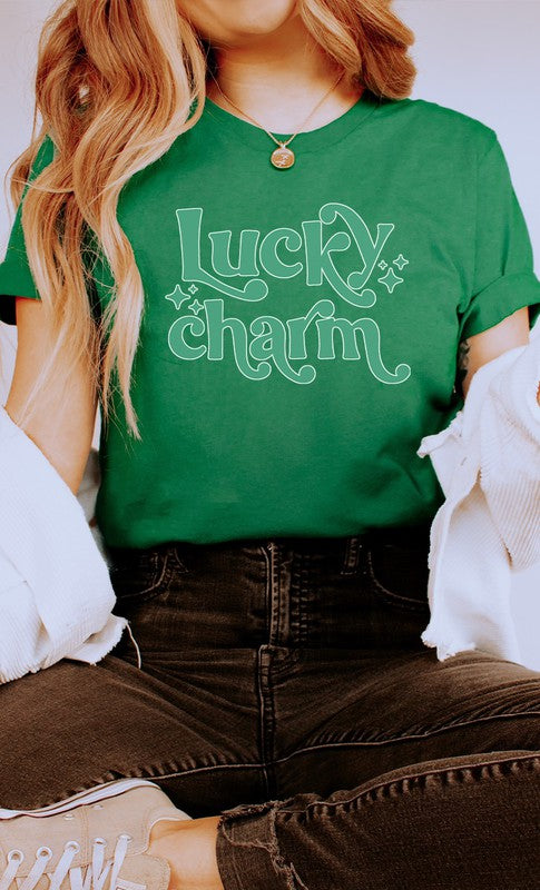 Lucky Charm St Patricks PLUS SIZE Graphic Tee