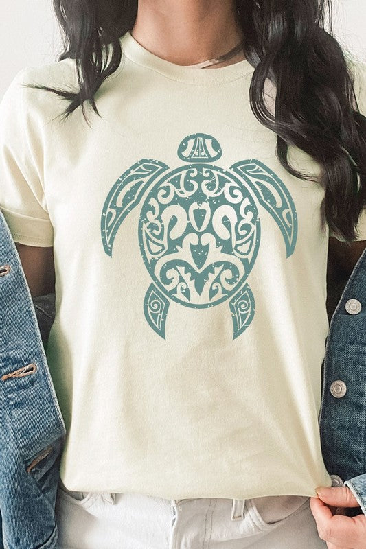 Sea Turtle Ocean Creature Summer Graphic Tee