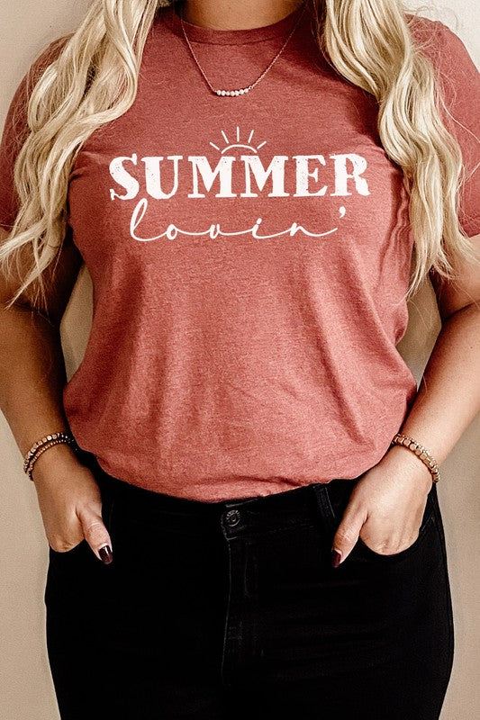 Summer Lovin Sunrise Vacation Graphic Tee