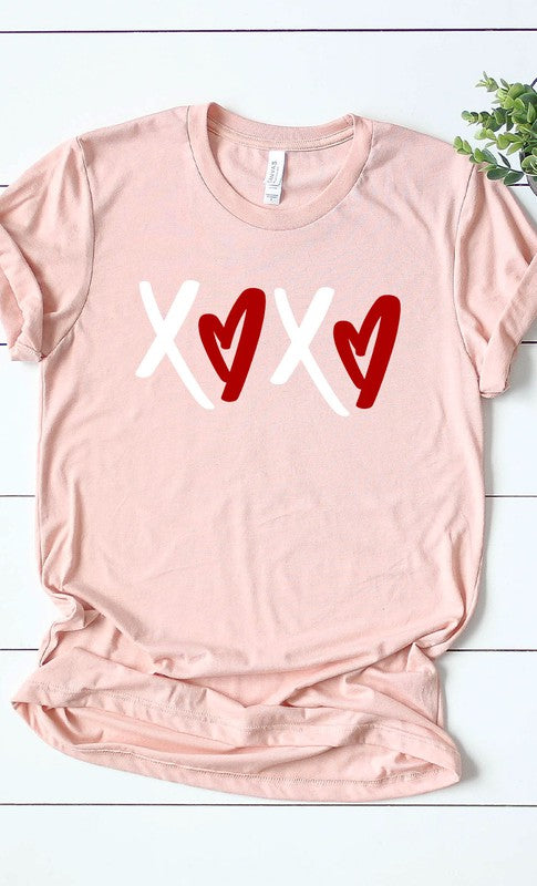 XOXO Heart Graphic Tee T-Shirt PLUS