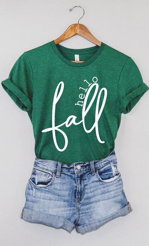 Hello Fall PLUS SIZE Graphic Tee T-Shirt