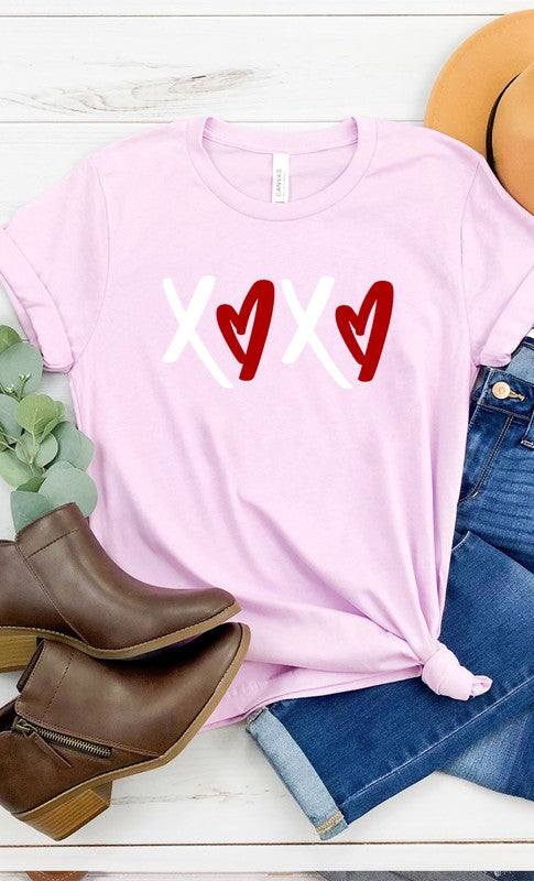 XOXO Heart Graphic Tee T-Shirt PLUS