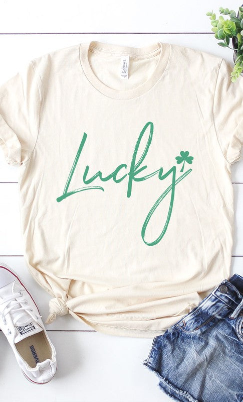 Retro Lucky Graphic Tee T-Shirt