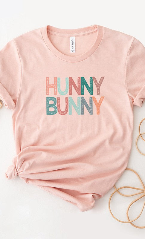 Multicolor Hunny Bunny PLUS SIZE Graphic Tee T-Shirt