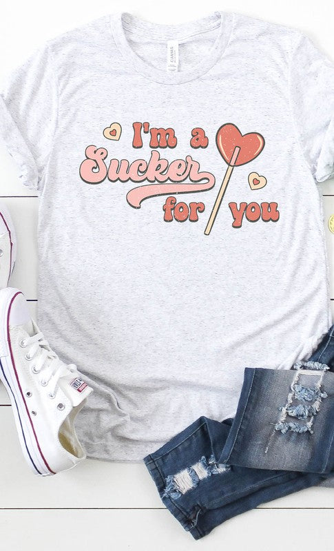 Retro Sucker For You Graphic Tee PLUS