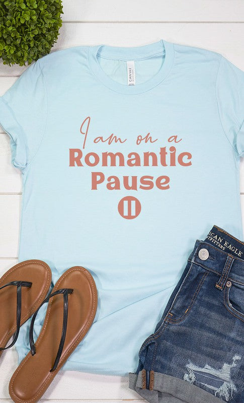 Romantic Pause Graphic Tee T-Shirt