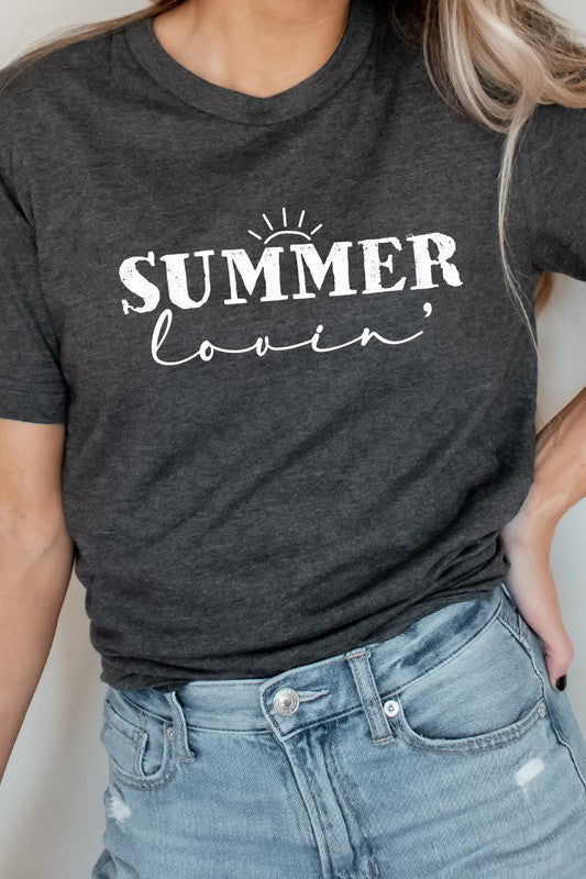 Summer Lovin Sunrise Vacation Graphic Tee