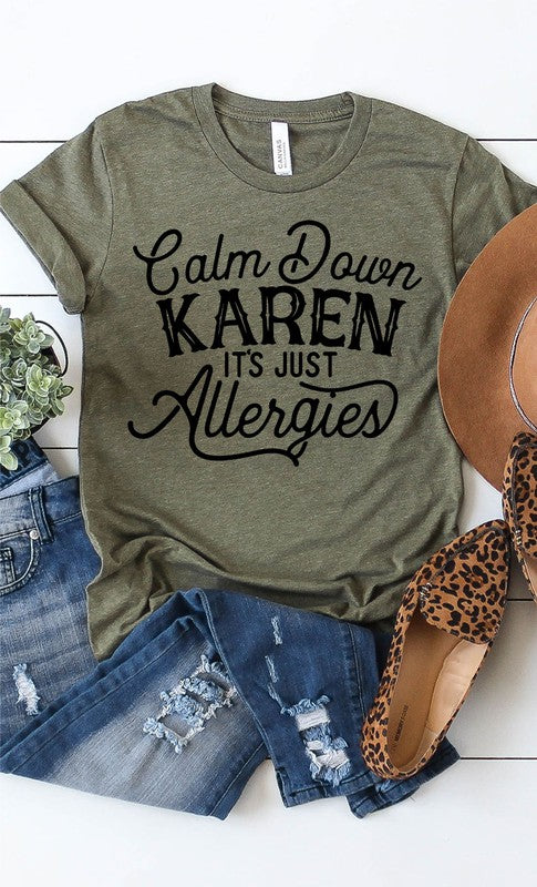 Calm Down Graphic Tee T-Shirt