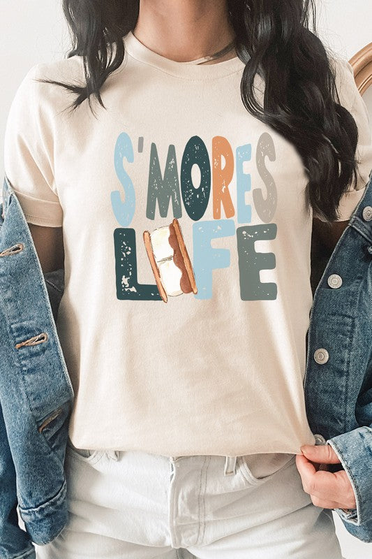 Smores Life Campire Dessert Graphic Tee