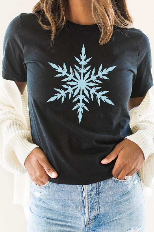 Snowflake Winter Season Freezing Cold Graphic Tee T-Shirt