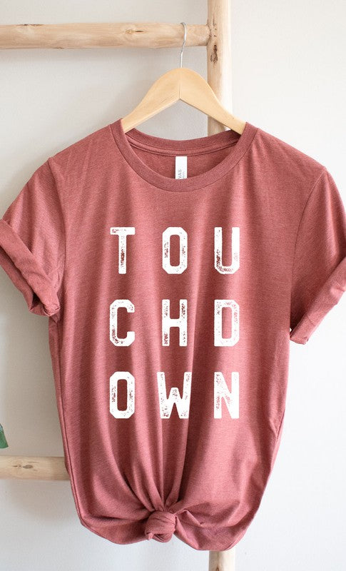 Retro Touchdown Graphic Tee T-Shirt PLUS