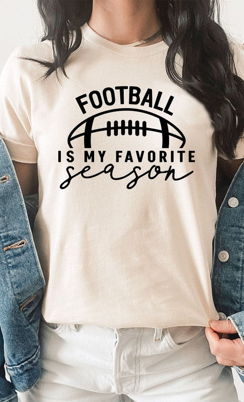 Football is my Favorite Season Graphic Tee T-Shirt