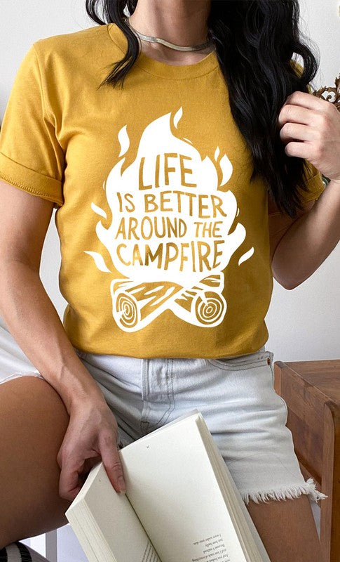 Campfire Graphic Tee T-Shirt