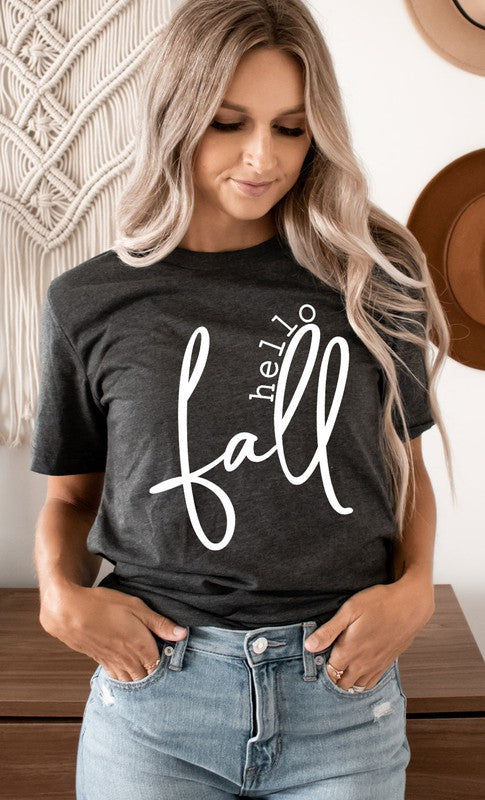 Hello Fall PLUS SIZE Graphic Tee T-Shirt