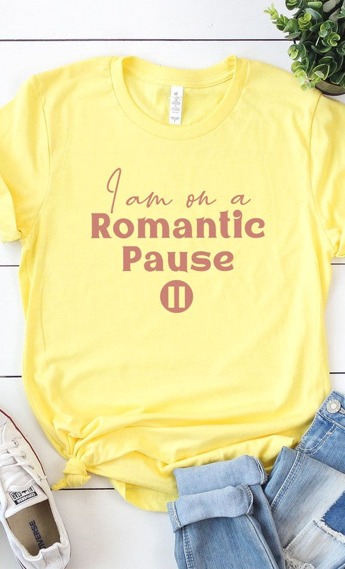 Romantic Pause Graphic Tee T-Shirt