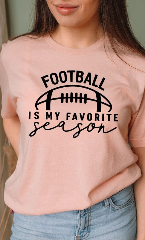 Football is my Favorite Season Graphic Tee T-Shirt