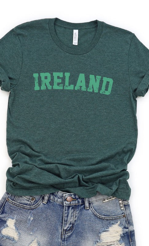 Retro Ireland Graphic Tee T-Shirt PLUS