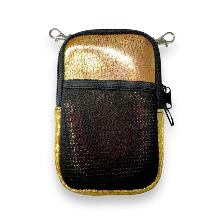 Glimmering Gold Clip On Pocket Attachment