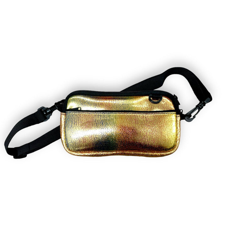 Glimmering Gold Cross Body Purse