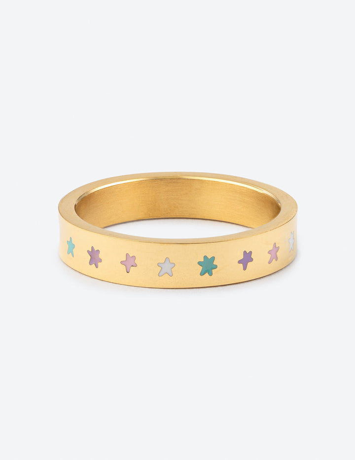 Gold Star Ring