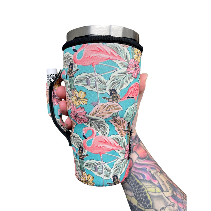 Hawaiian Flamingo 30oz Tumbler Handler™