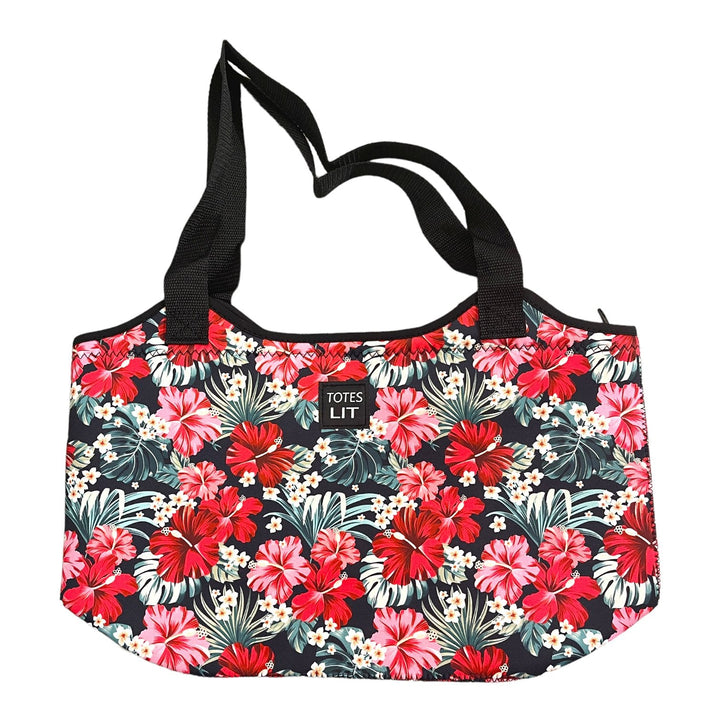 Hibiscus Neoprene Tote