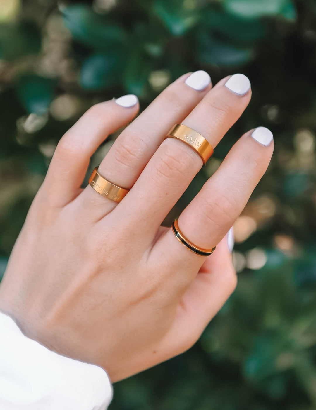 Highs and Lows Matte Gold Ring