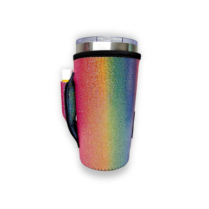 Iridescent Rainbow 20oz Large Coffee / Tea / Tumbler Handler™